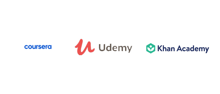 Coursera Udemy Khan Academy