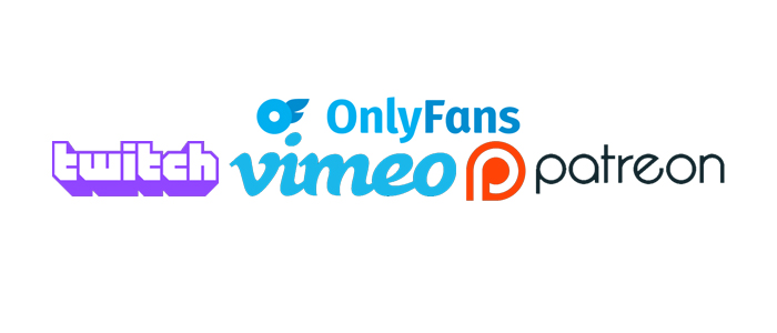 Twitch Vimeo Patreon & OnlyFans